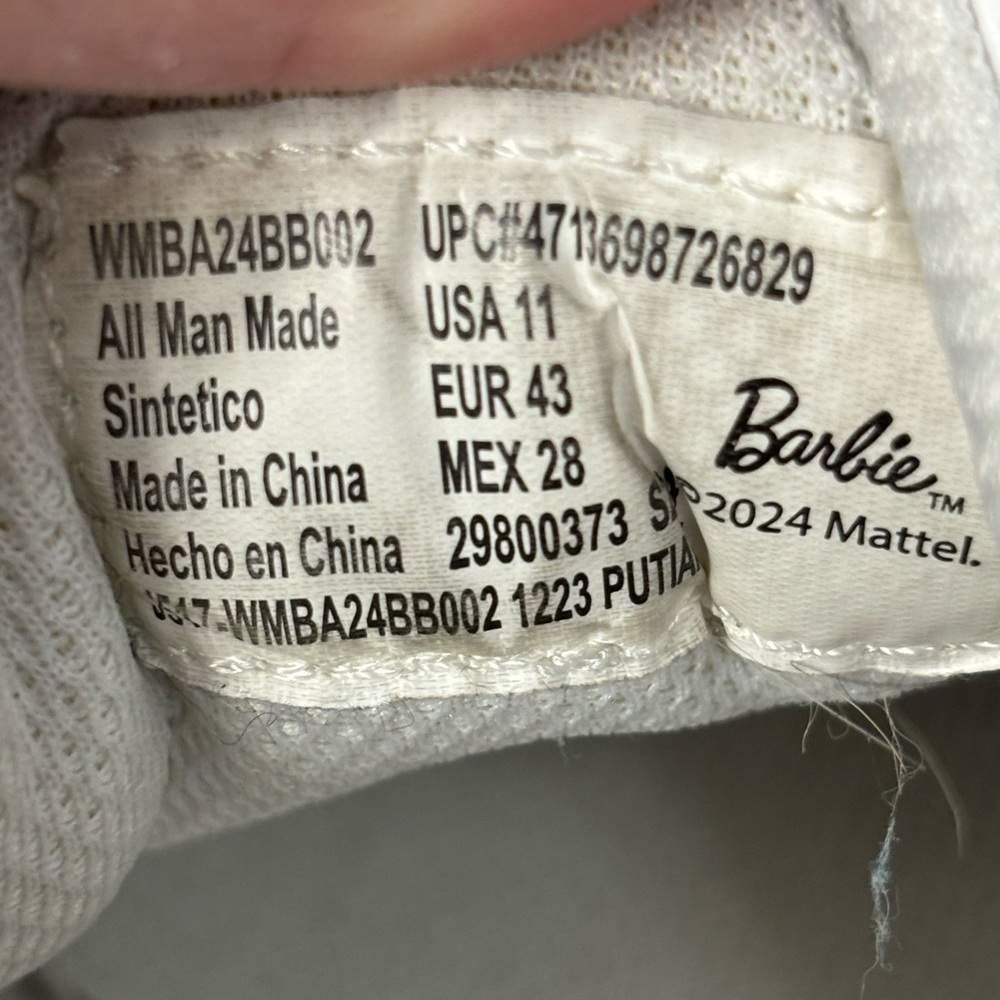 Barbie Women’s Sneakers - Pink & White Floral Print Size 11 - Picture 11 of 13